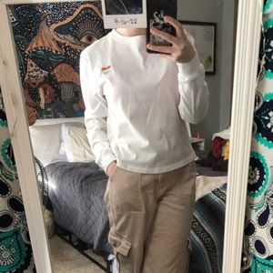 White Wild Fable Long Sleeve